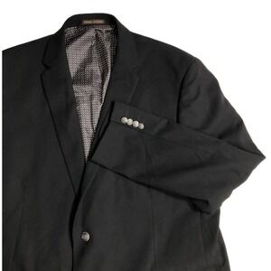 Pierre Laurant Blazer Men's Size 48R Black Jacket Sport Coat Superior 150's